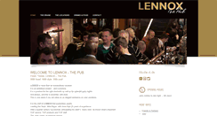Desktop Screenshot of lennox-thepub.com